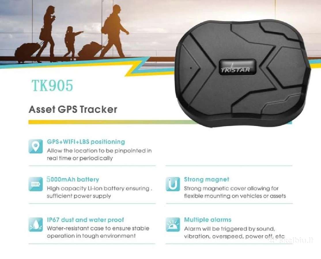 GPS seklys su magnetu ir ilgo veikimo baterija - nuotraukos Nr. 9