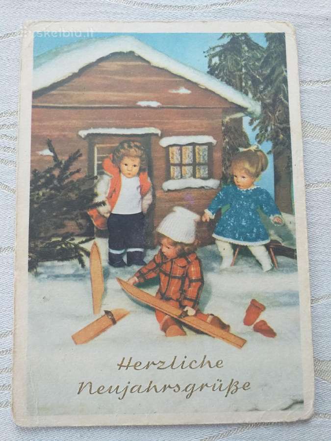 Retro (1958m.) atvirukas (Rytų Vokietija)