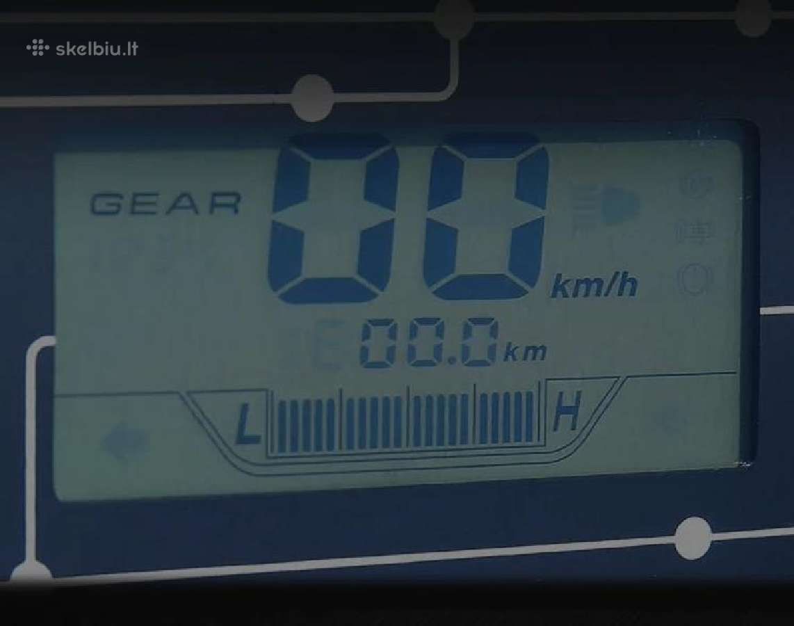 Elektrinis motoroleris 1000w cioperis Ec-01 - nuotraukos Nr. 5