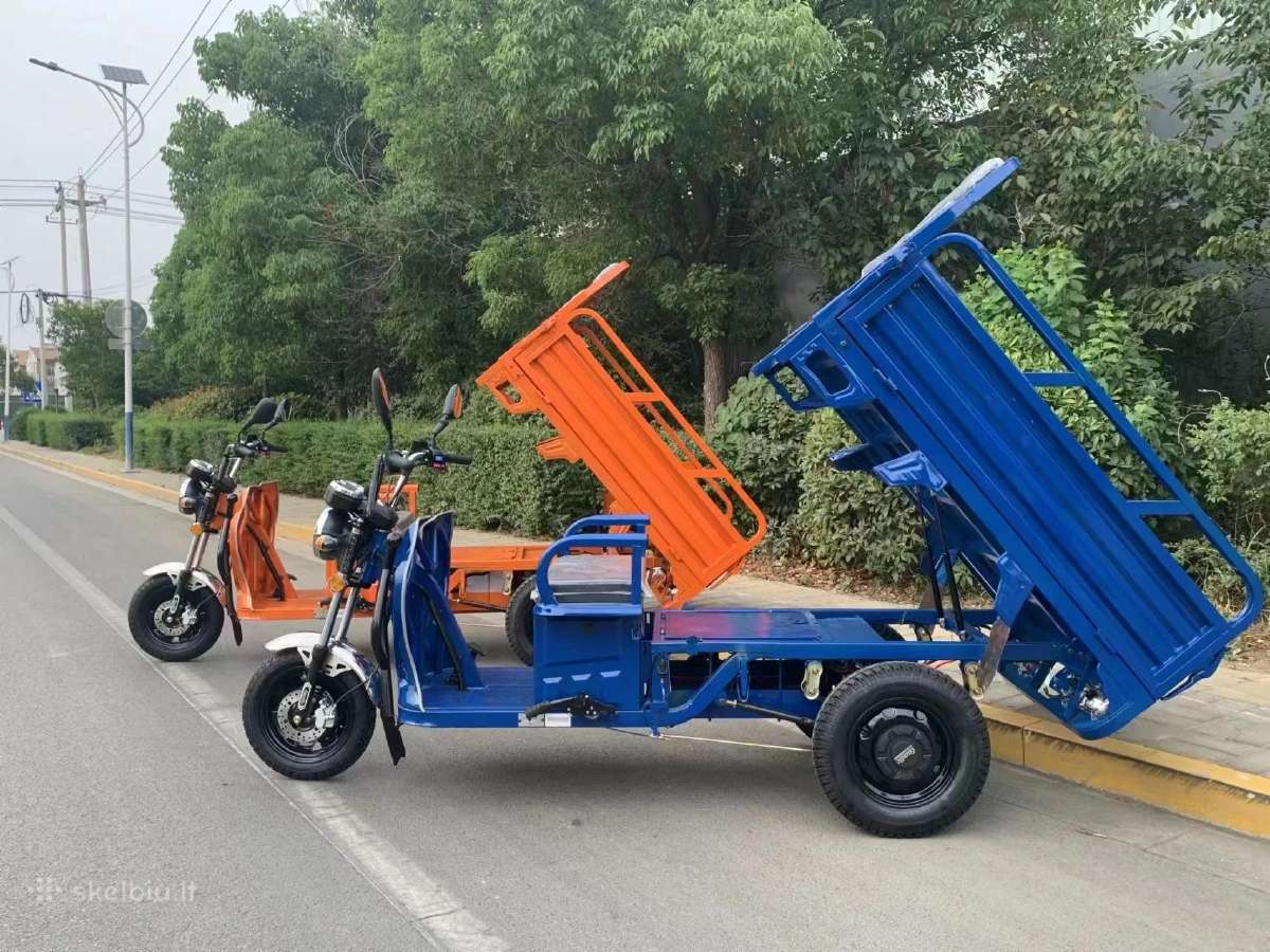 Elektrinis krovininis triratis motoroleris SL-06 - nuotraukos Nr. 9