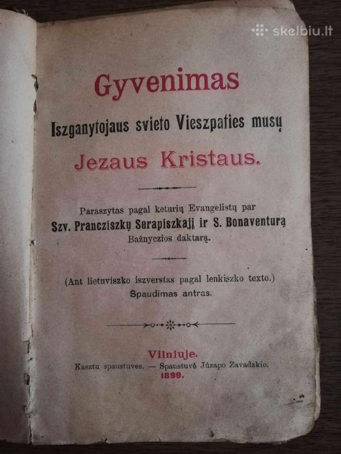 Religija 1899m
