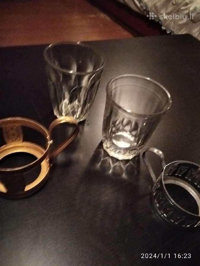 Stikliniu ideklai,2 komplektukai - nuotraukos Nr. 5
