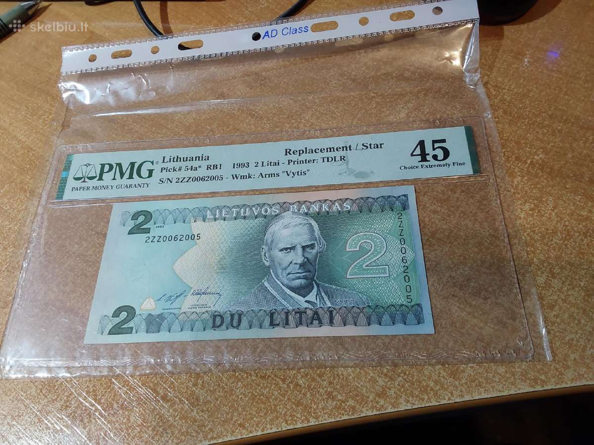 Parduodu litus 1991,1993*,5zz,2zz,200 ir 100 . - nuotraukos Nr. 2