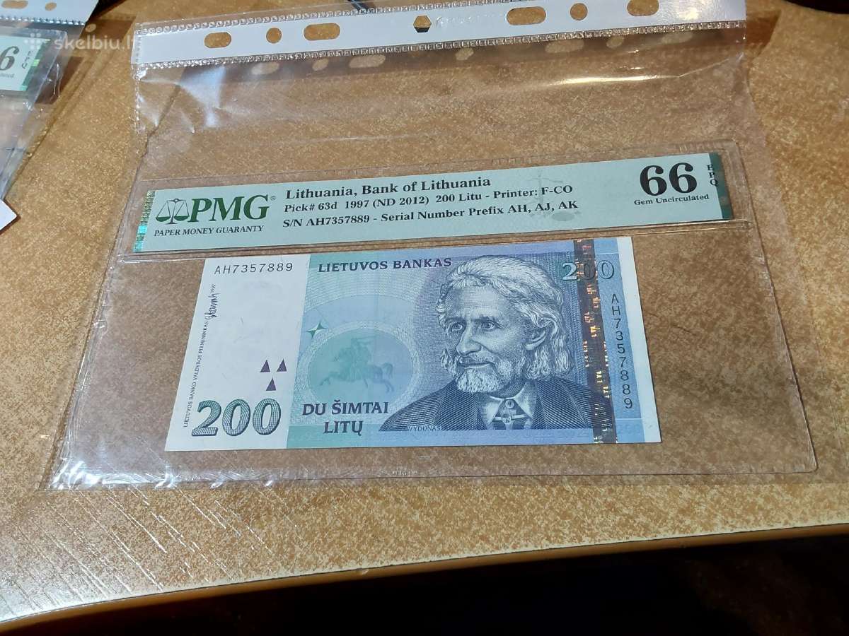 Parduodu litus 1991,1993*,5zz,2zz,200 ir 100 . - nuotraukos Nr. 4