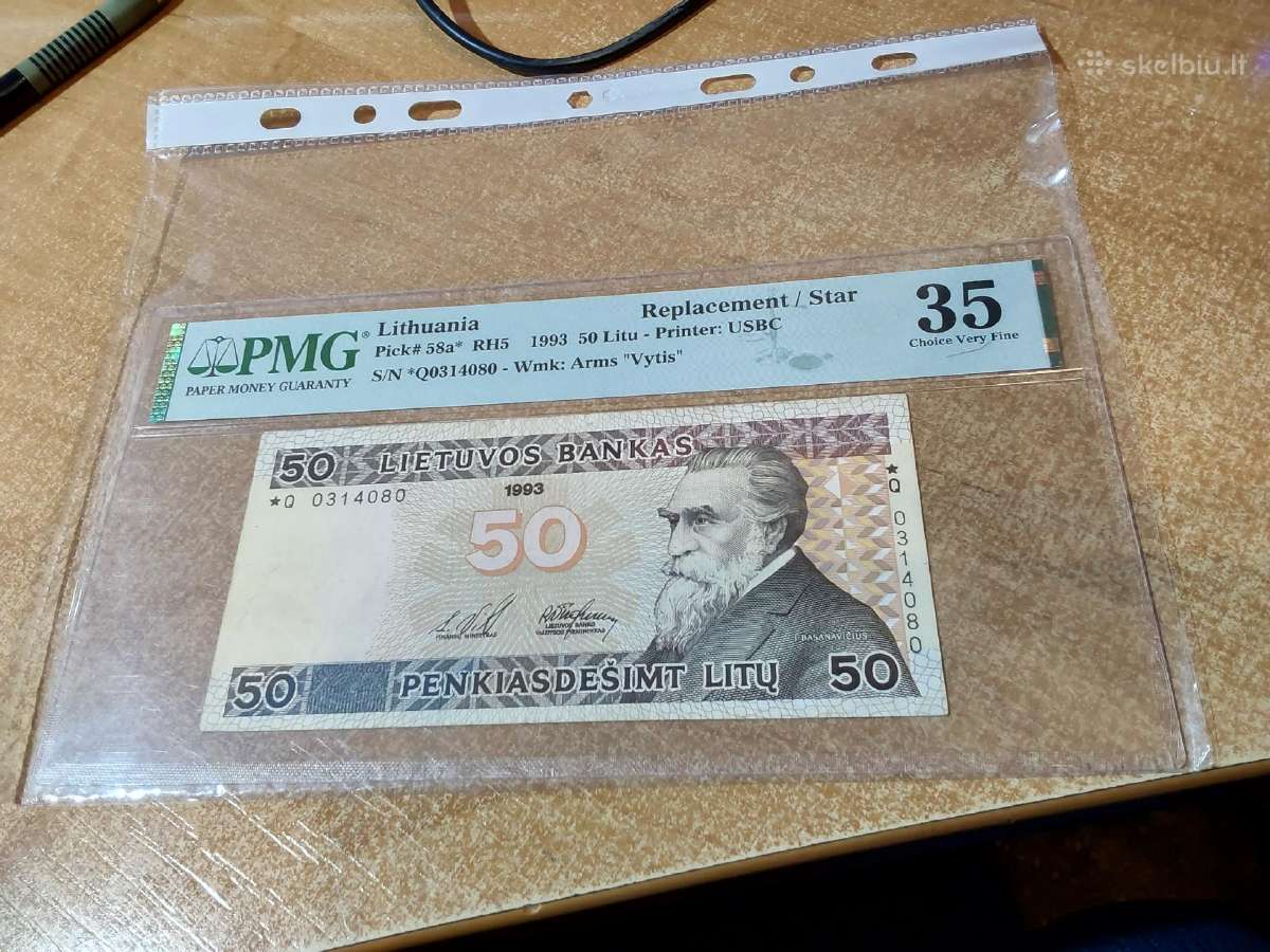 Parduodu litus 1991,1993*,5zz,2zz,200 ir 100 . - nuotraukos Nr. 8