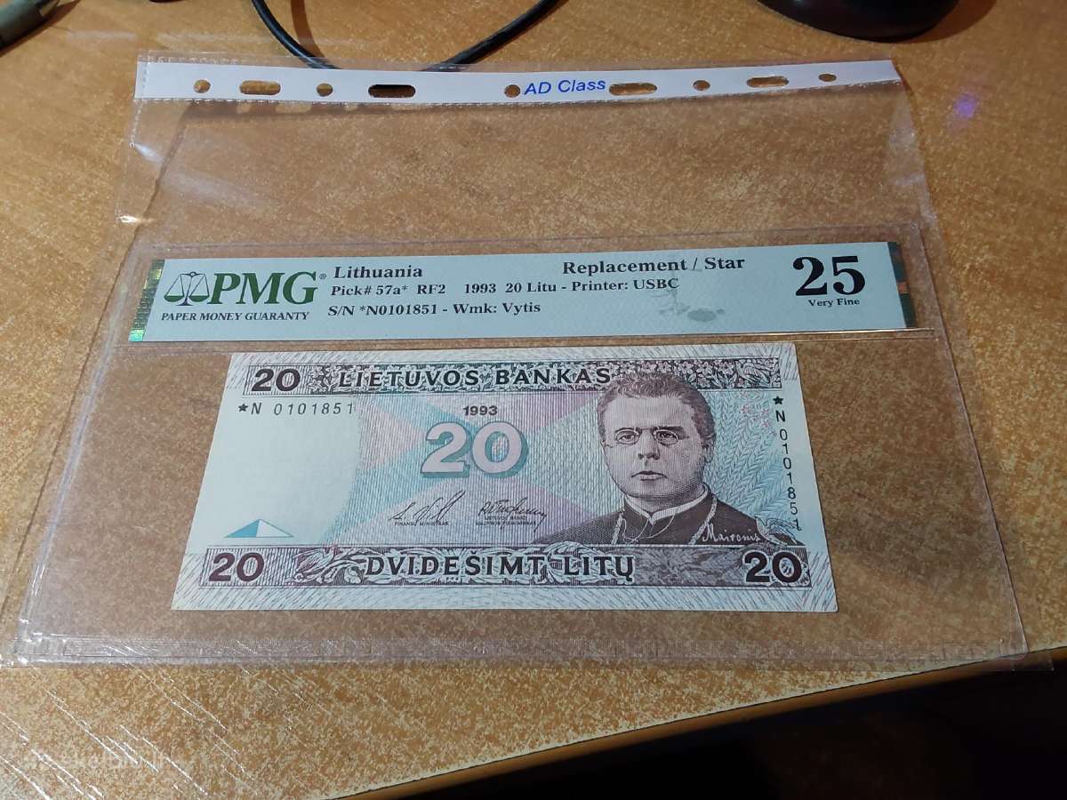 Parduodu litus 1991,1993*,5zz,2zz,200 ir 100 . - nuotraukos Nr. 9