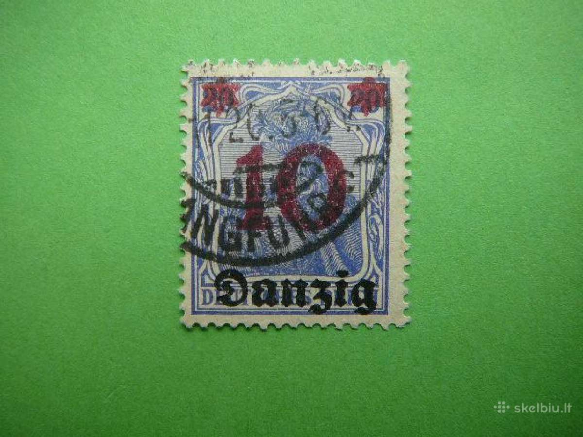 Dancigas Standartai Vokietija 1920 10/20 dng17a