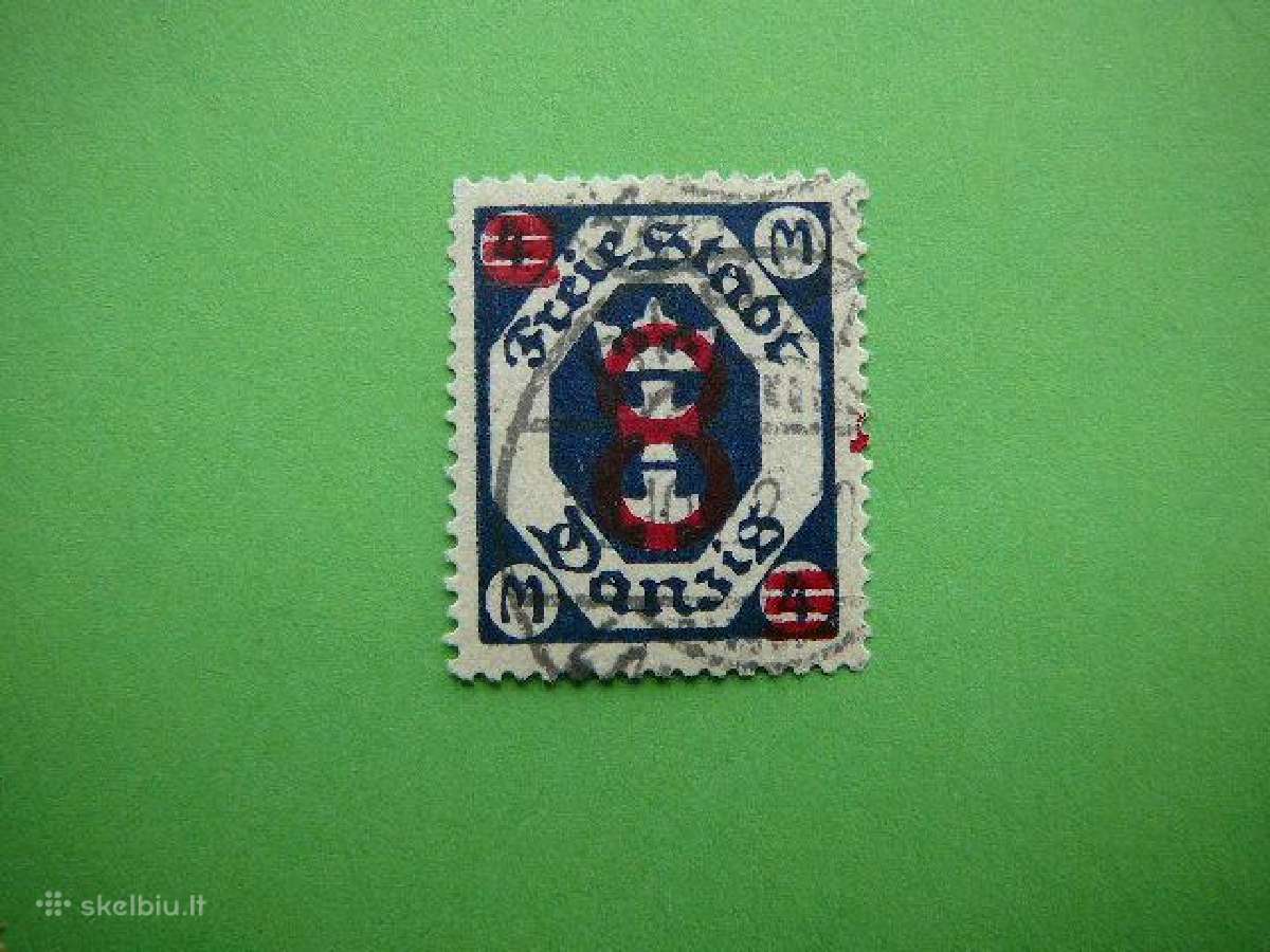 Dancigas Standartai Vokietija 1922 8/4m dng102a