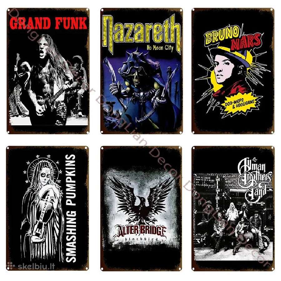 Metalinės lentelės muzikos tematika kaina po 10 eu - nuotraukos Nr. 36