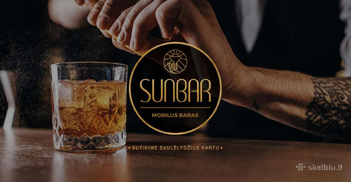 Mobilus Baras - Piramidė - Kokteiliai - Barmenai