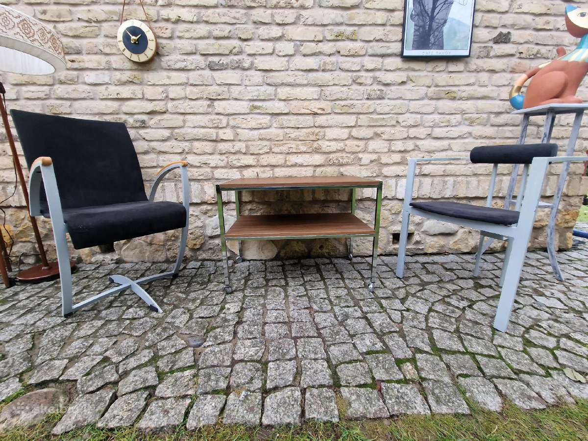 Vintažinis mid century Bauhaus st.staliukas - nuotraukos Nr. 16