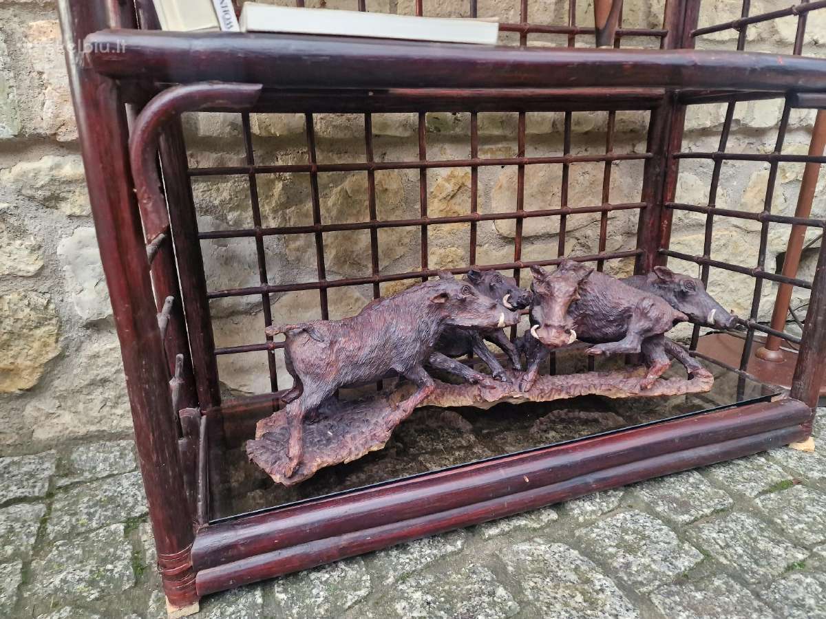 Vintažinė mid century ratango etažerė - nuotraukos Nr. 28