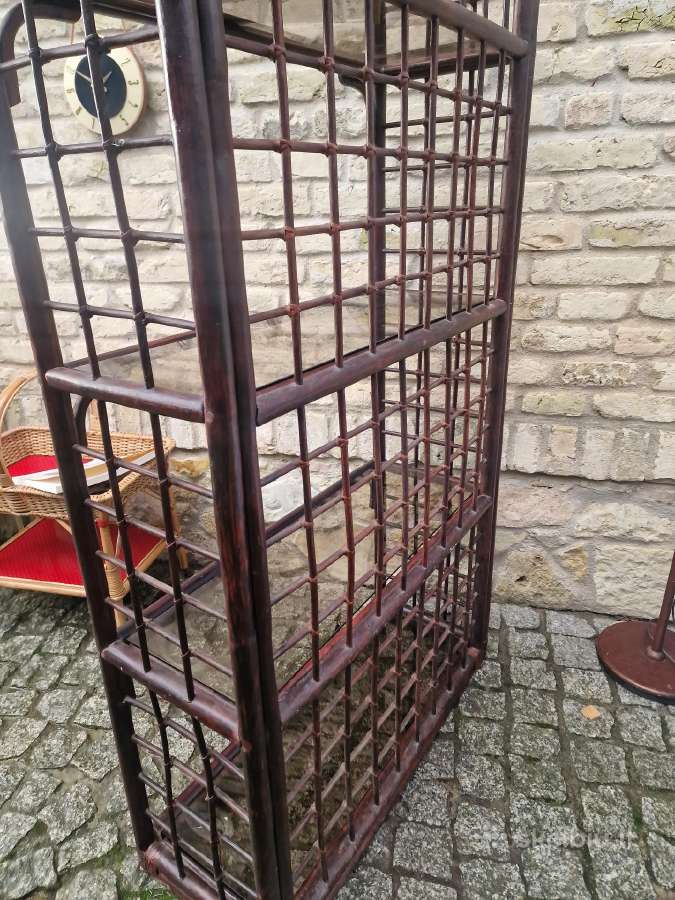 Vintažinė mid century ratango etažerė - nuotraukos Nr. 34