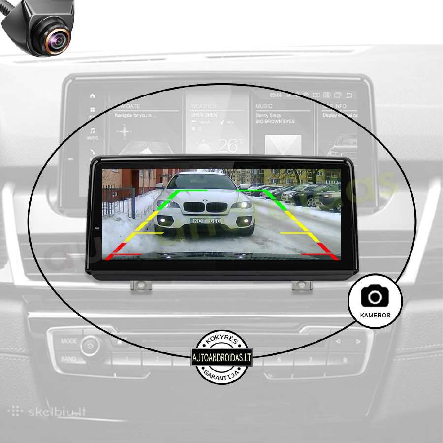 Bmw 2 F45 F46 2013-19 Android multimedia WiFi/waze - nuotraukos Nr. 6