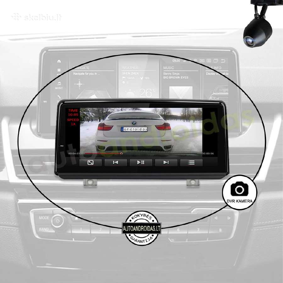 Bmw 2 F45 F46 2013-19 Android multimedia WiFi/waze - nuotraukos Nr. 7