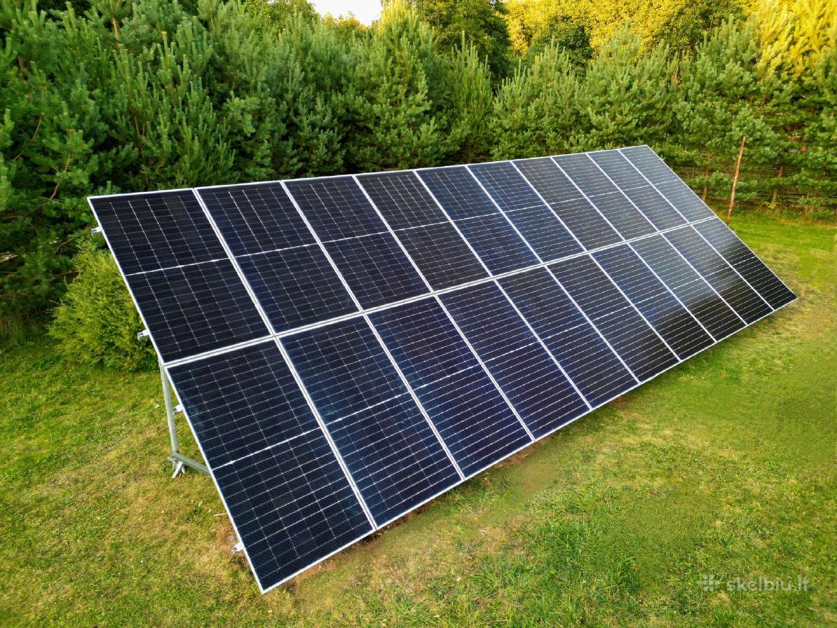 10kw antžeminės saulės elektrinės komplektas - nuotraukos Nr. 2