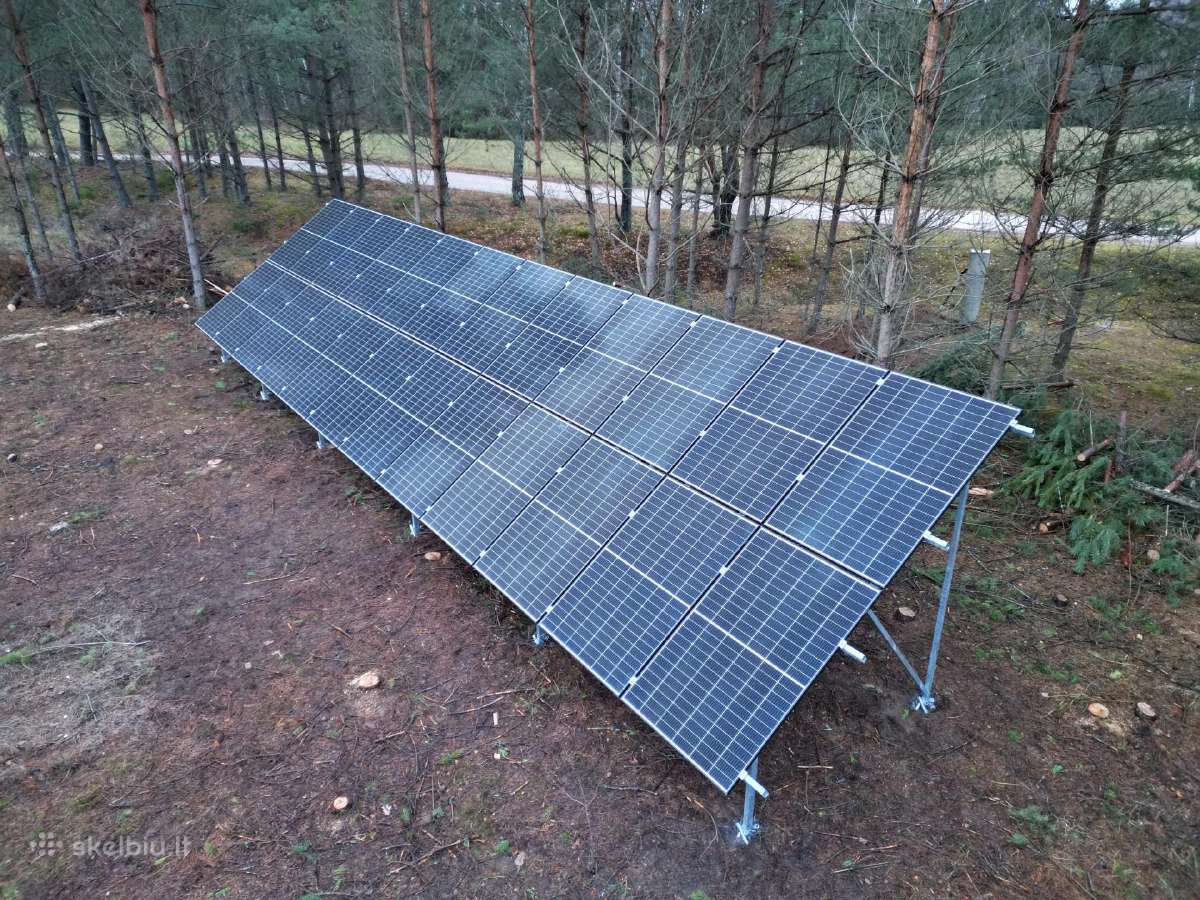 10kw antžeminės saulės elektrinės komplektas - nuotraukos Nr. 4