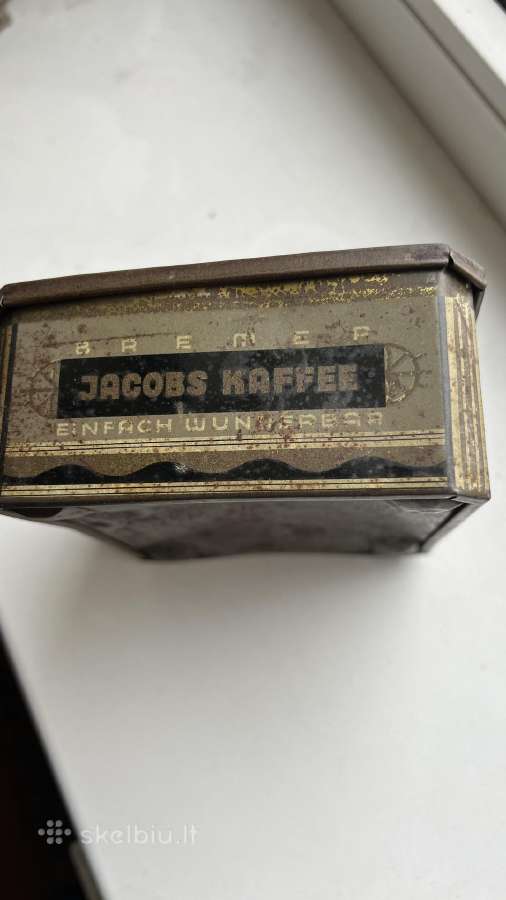 Antikvarinė kavos Jacobs Kaffee dėžutė - nuotraukos Nr. 6