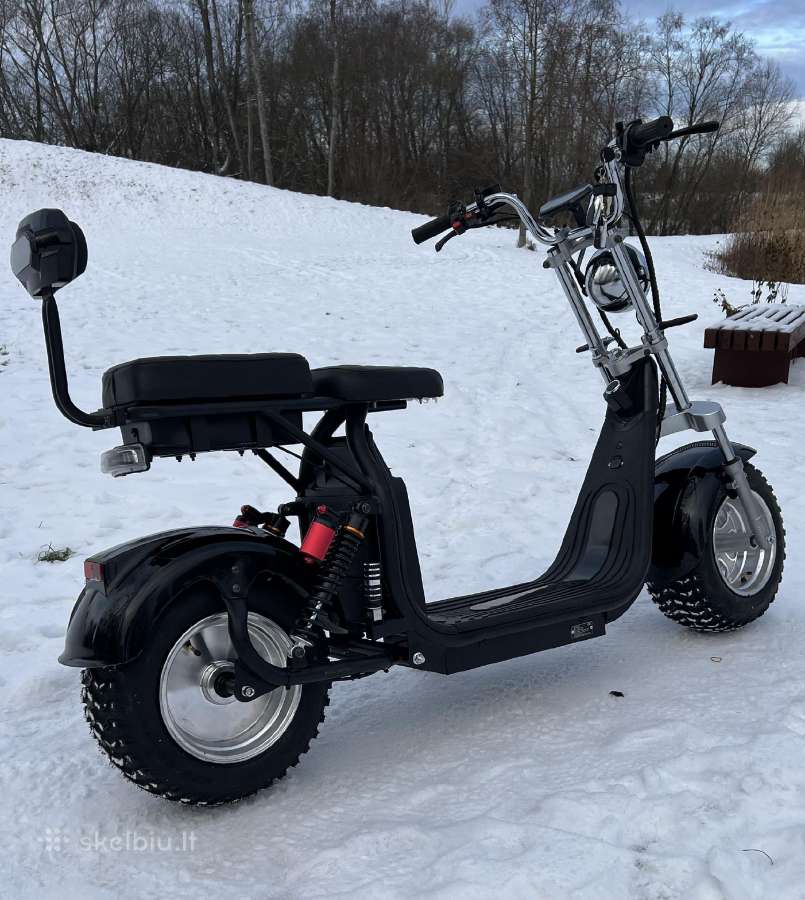 Citycoco elektrinis cioperis su offroad padangomis - nuotraukos Nr. 12