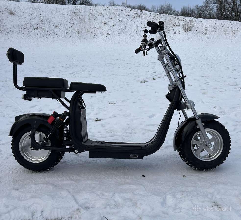 Citycoco elektrinis cioperis su offroad padangomis - nuotraukos Nr. 13