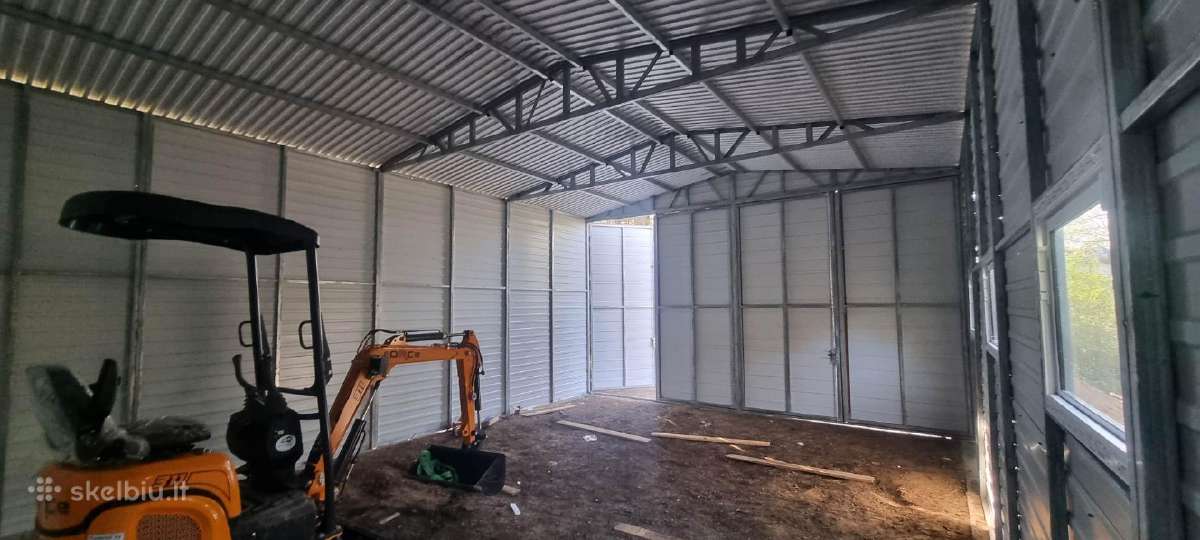 Angaras sandėlys 6x7 m. galimi ir kiti variantai - nuotraukos Nr. 3