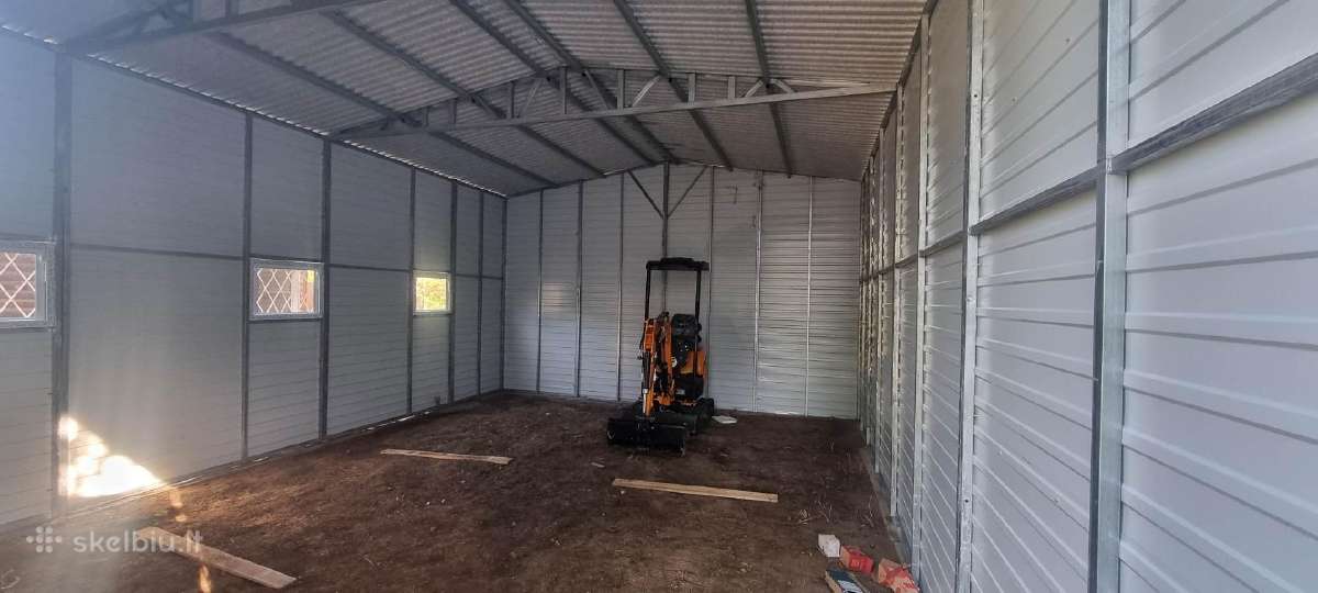 Angaras sandėlys 6x7 m. galimi ir kiti variantai - nuotraukos Nr. 4