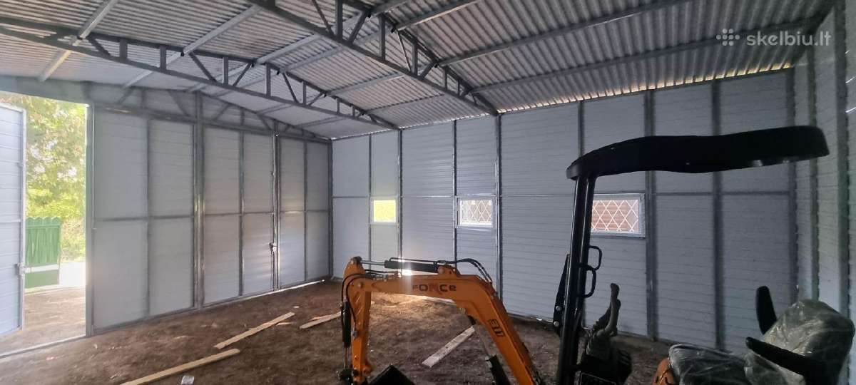 Angaras sandėlys 6x7 m. galimi ir kiti variantai - nuotraukos Nr. 5