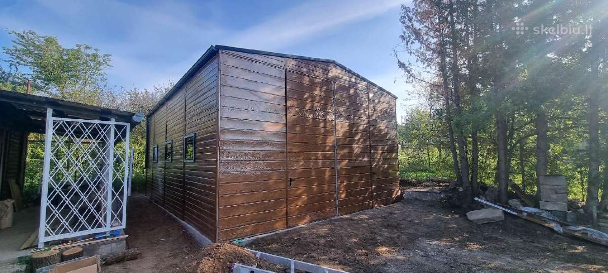 Angaras sandėlys 6x7 m. galimi ir kiti variantai