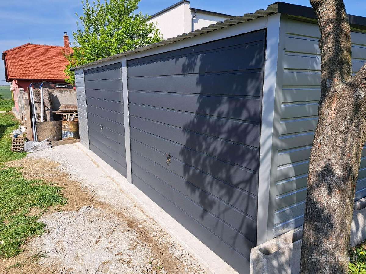 Didelis skardinis dvivietis garažas 6x10 m. 60 kv. - nuotraukos Nr. 7