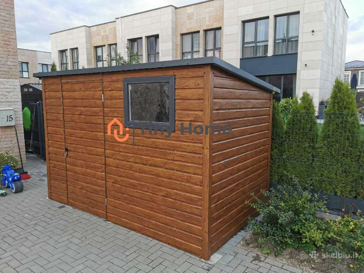Sandėliukas 2x3 m. 6 kv m2 nemokamas pristatymas - nuotraukos Nr. 7