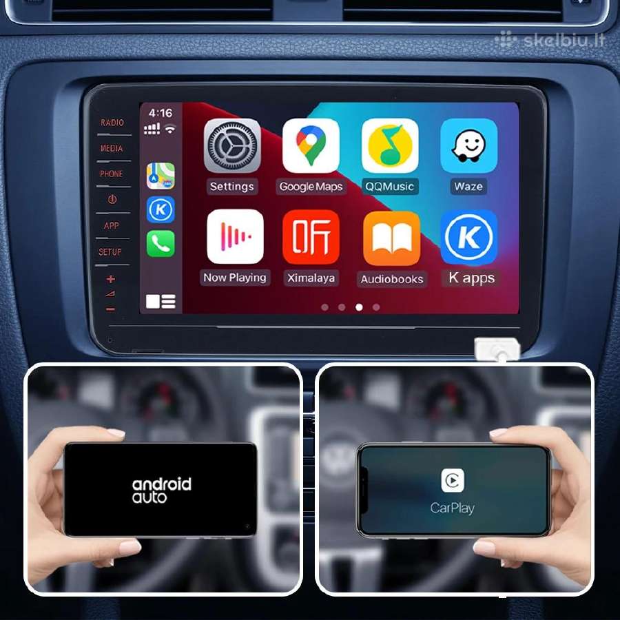 Volkswagen Rcd880 Pro su Carplay multimedija 8inch - nuotraukos Nr. 6