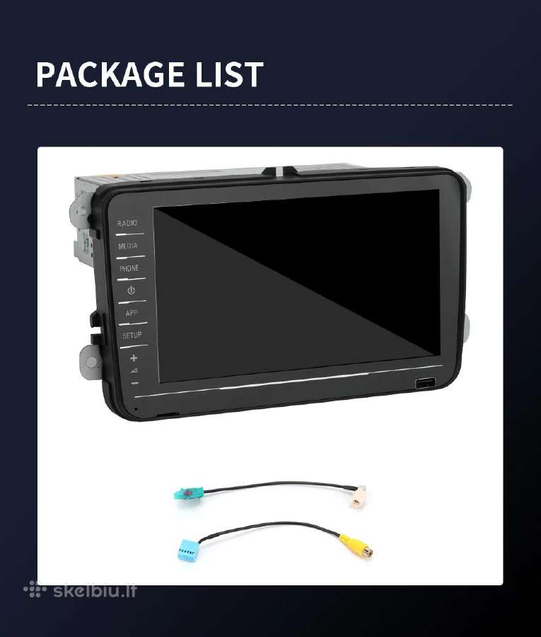 Volkswagen Rcd880 Pro su Carplay multimedija 8inch - nuotraukos Nr. 8