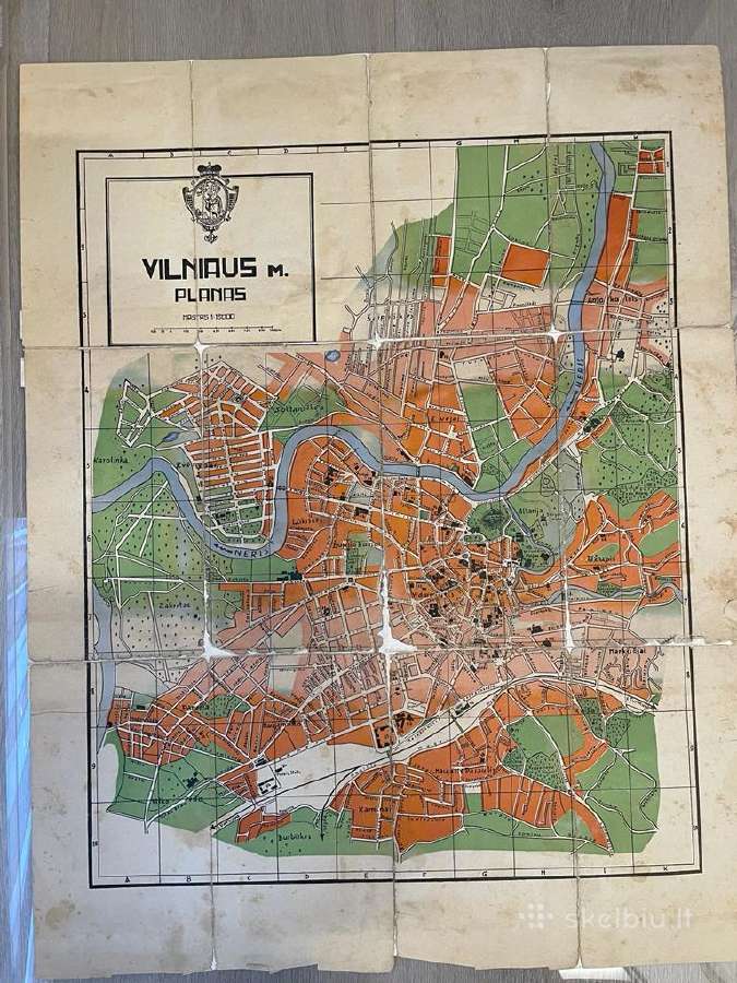 Antikvariniai žemėlapiai - nuotraukos Nr. 5