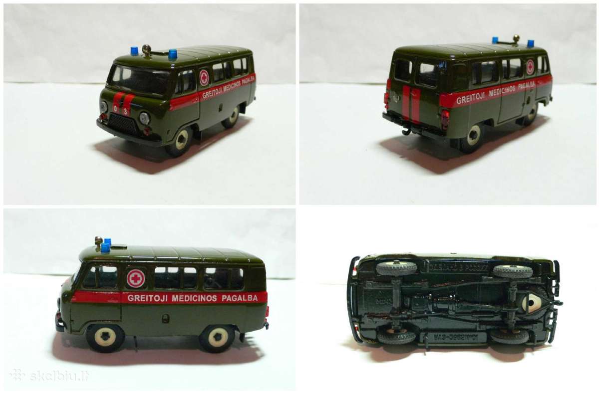 Uaz ir Zil modeliukai