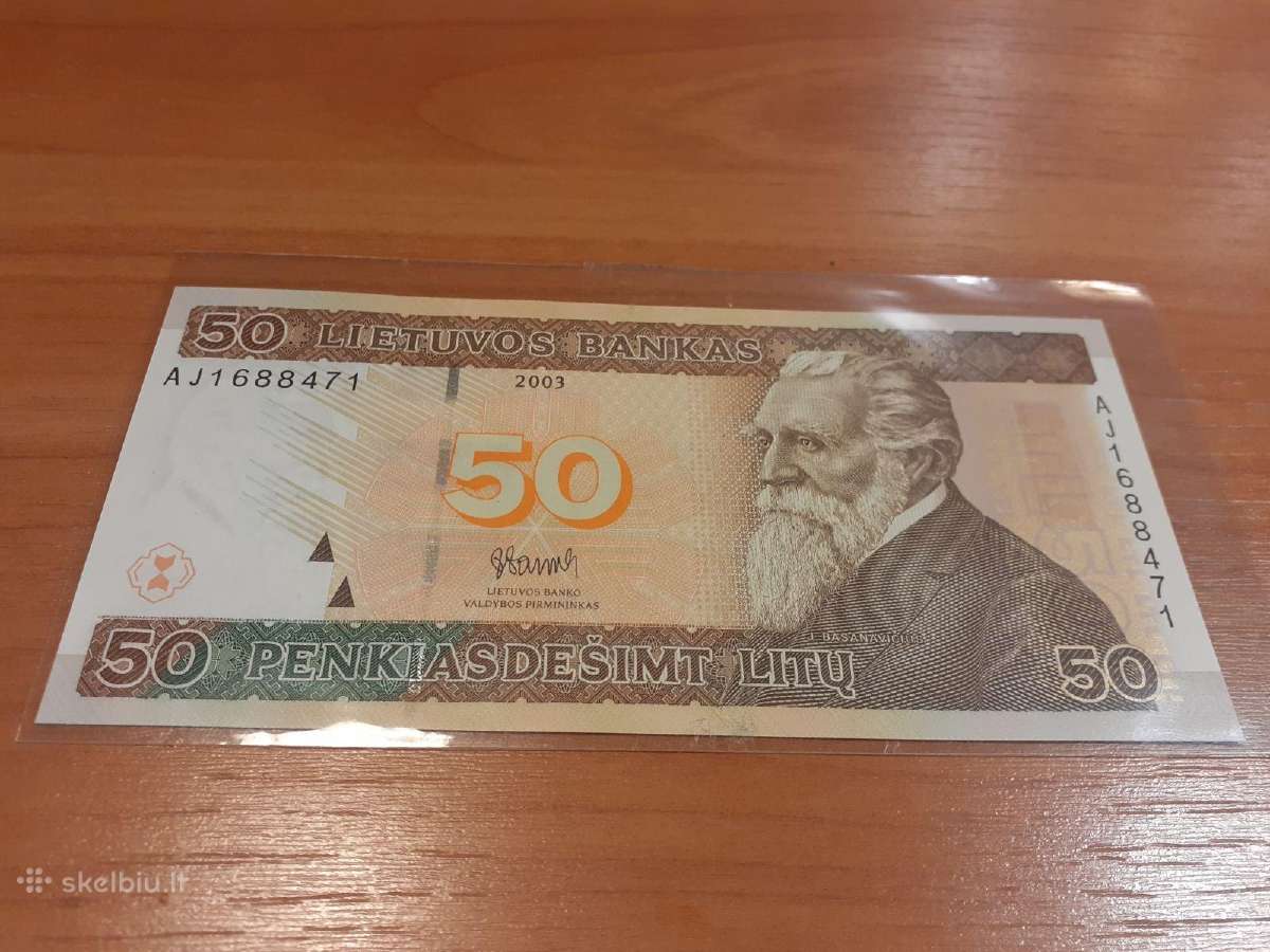 50 litų 2003 m.unc