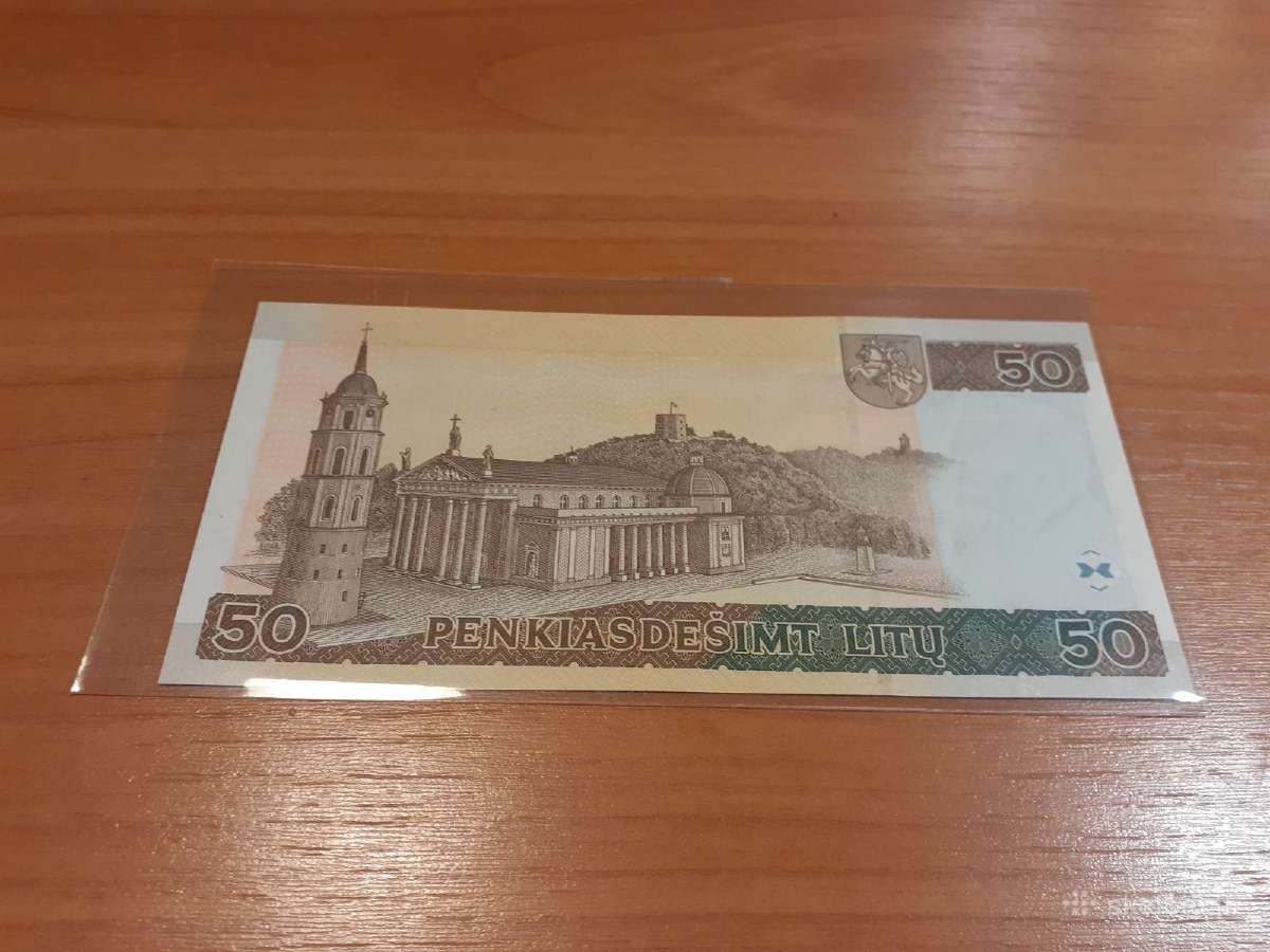 50 litų 2003 m.unc - nuotraukos Nr. 2