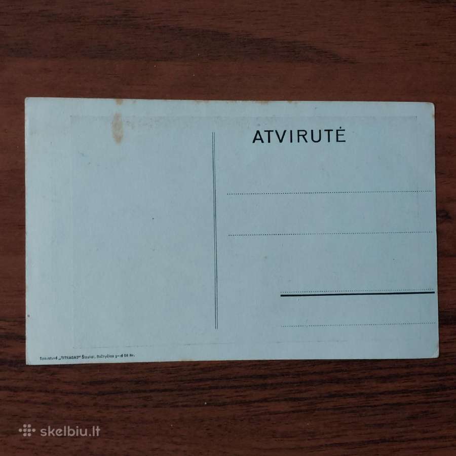 Atvirutės .Lietuvos vaizdai .Skelbimas Nr.3 - nuotraukos Nr. 27