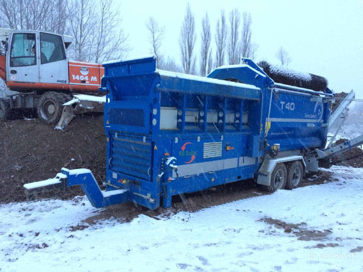 Būgninių sijotuvų Terra Select T40 ir T 60 nuoma - nuotraukos Nr. 14