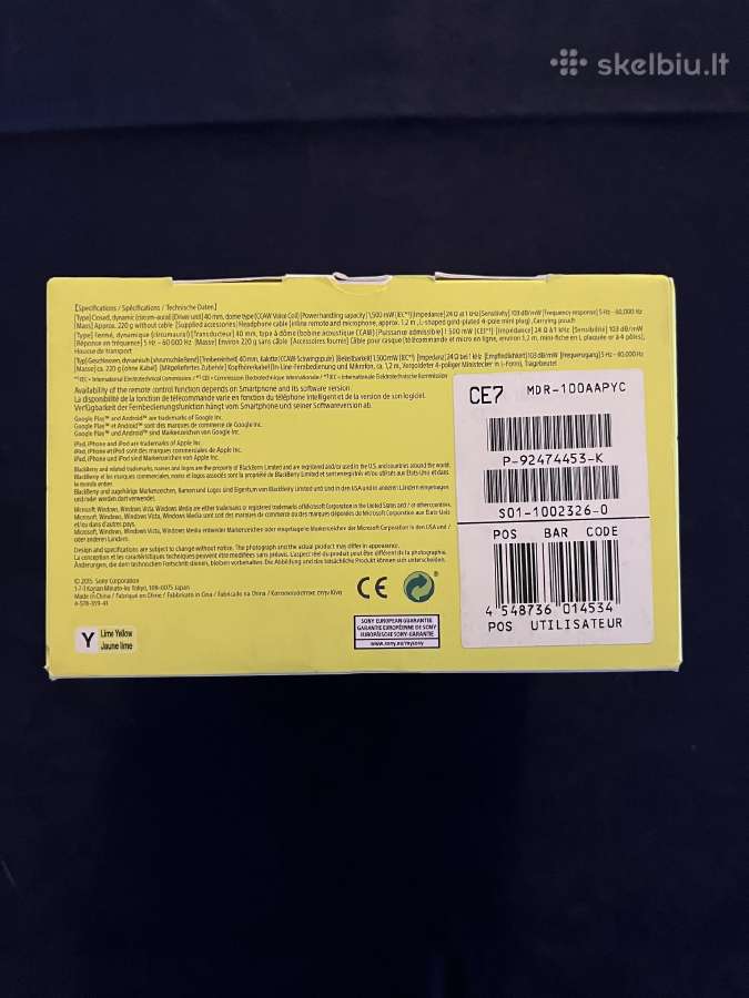 Sony Mdr-100aap apgaubiamos ausinės - nuotraukos Nr. 5