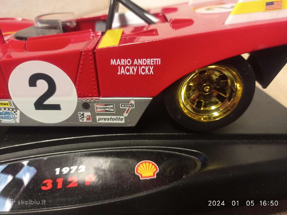 1972m.ferrari 312p 1:18 - nuotraukos Nr. 7