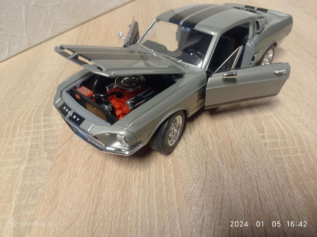 1968m.shelby Gt 500kk 1:18 - nuotraukos Nr. 3