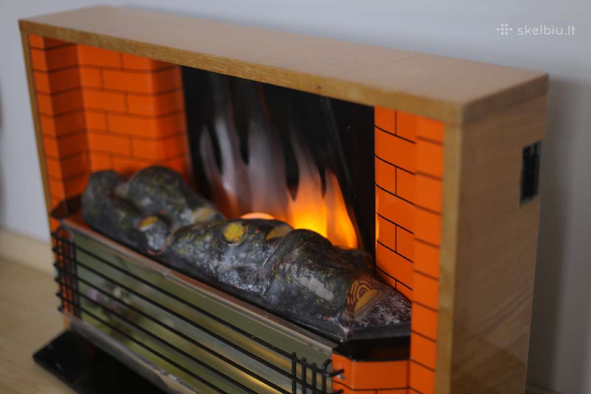Elektrinis zidinis "Tuluke" 1250w ugnies imitacija - nuotraukos Nr. 2