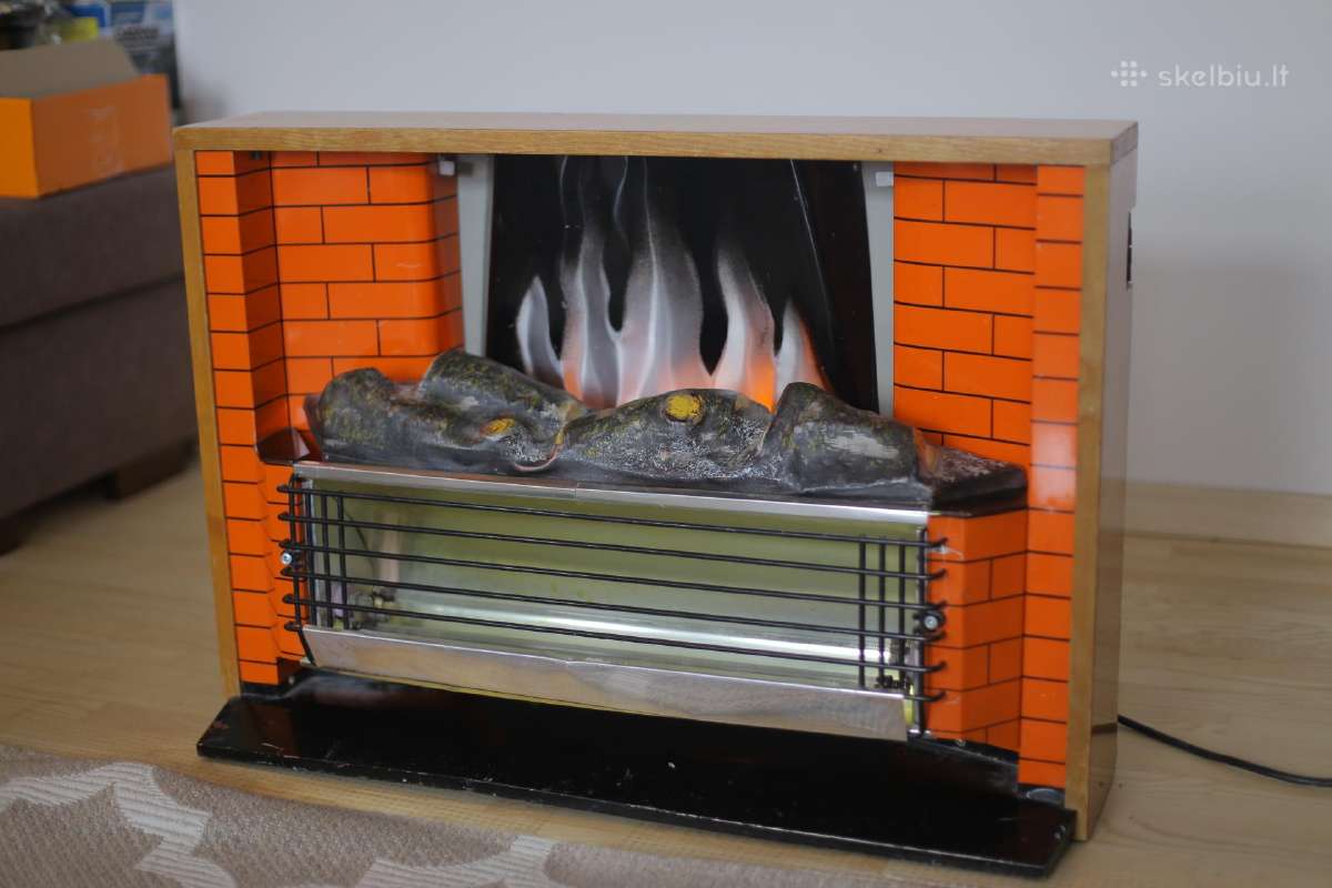 Elektrinis zidinis "Tuluke" 1250w ugnies imitacija - nuotraukos Nr. 7