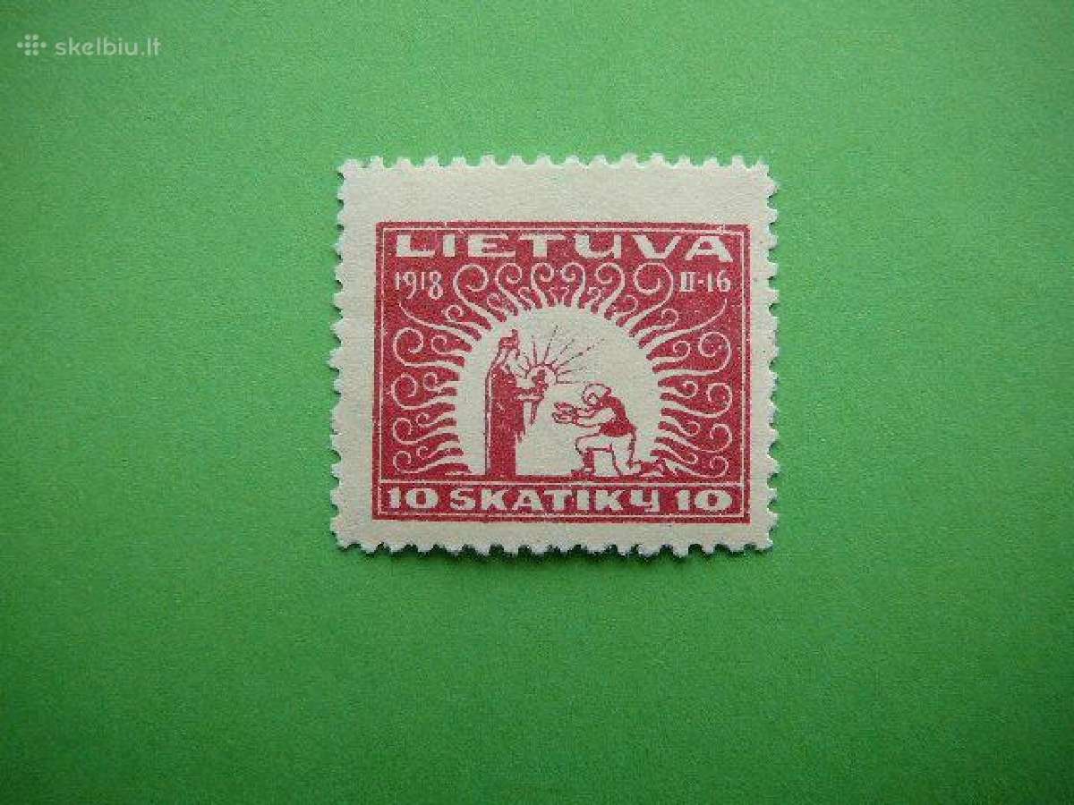 Lietuva 1920 Nepriklausoma 2m. 10sk. Mlh lit65sp