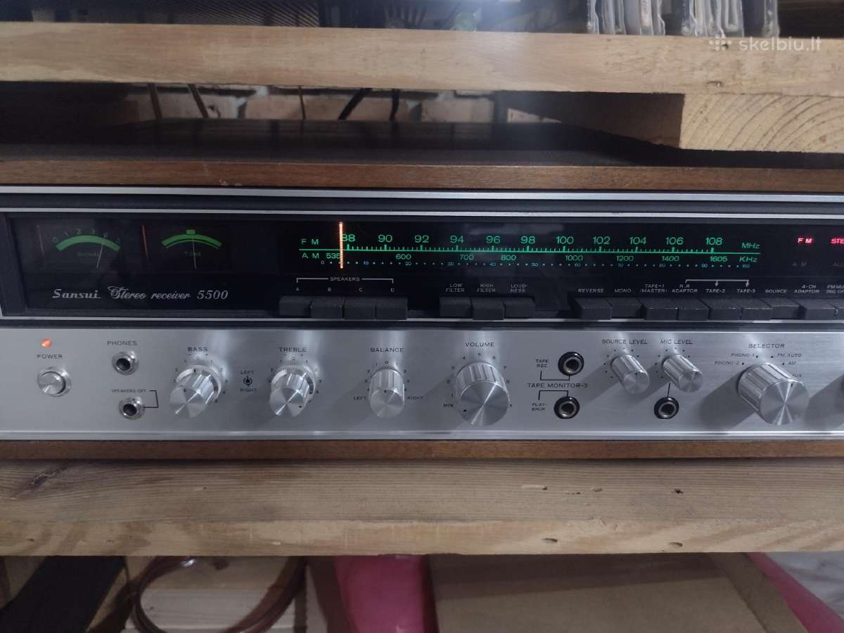 Sansui 5500 receiver monster - nuotraukos Nr. 3