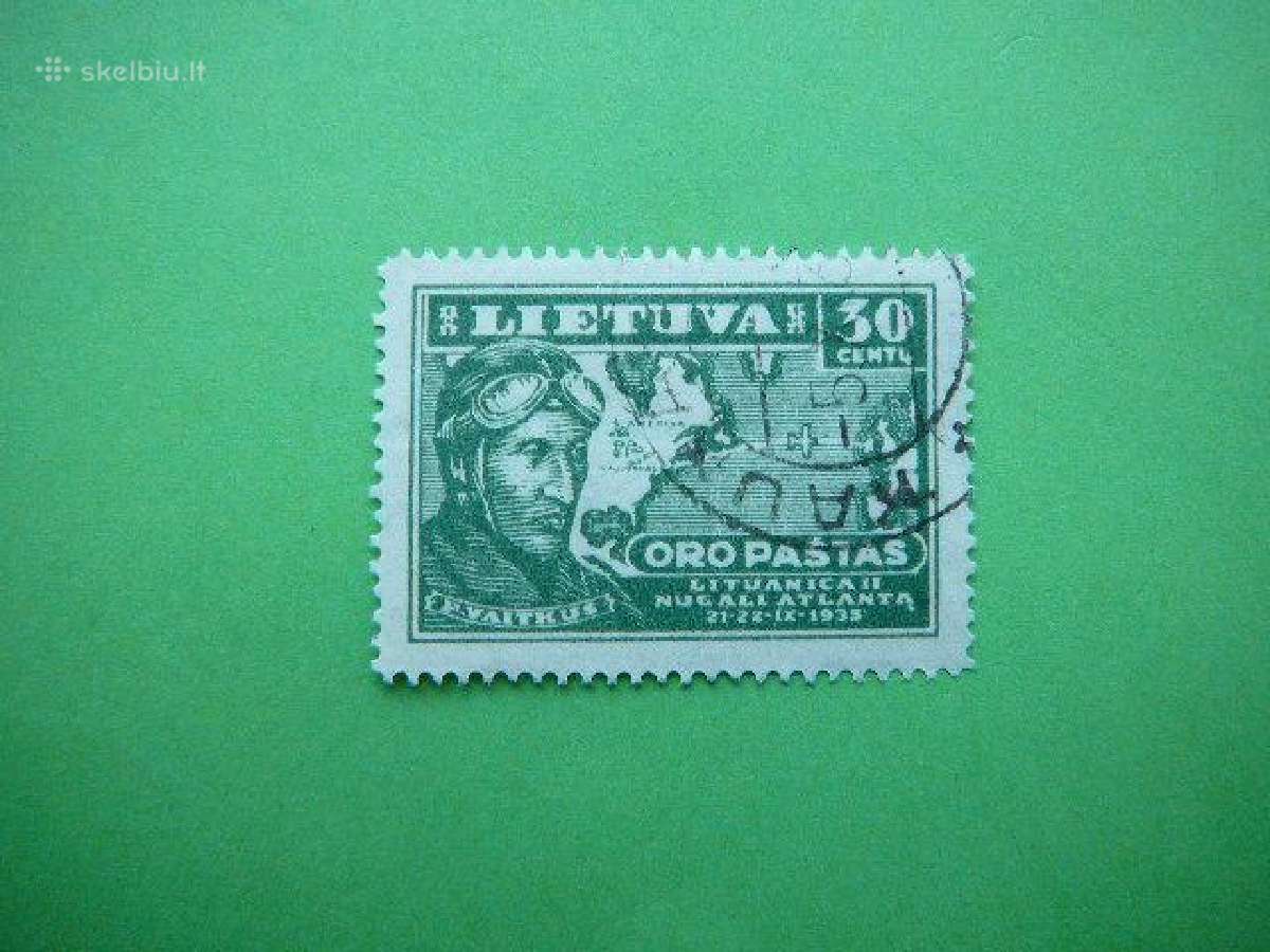 Lietuva 1936 Lektuvai F. Vaitkus 30ct lit406a