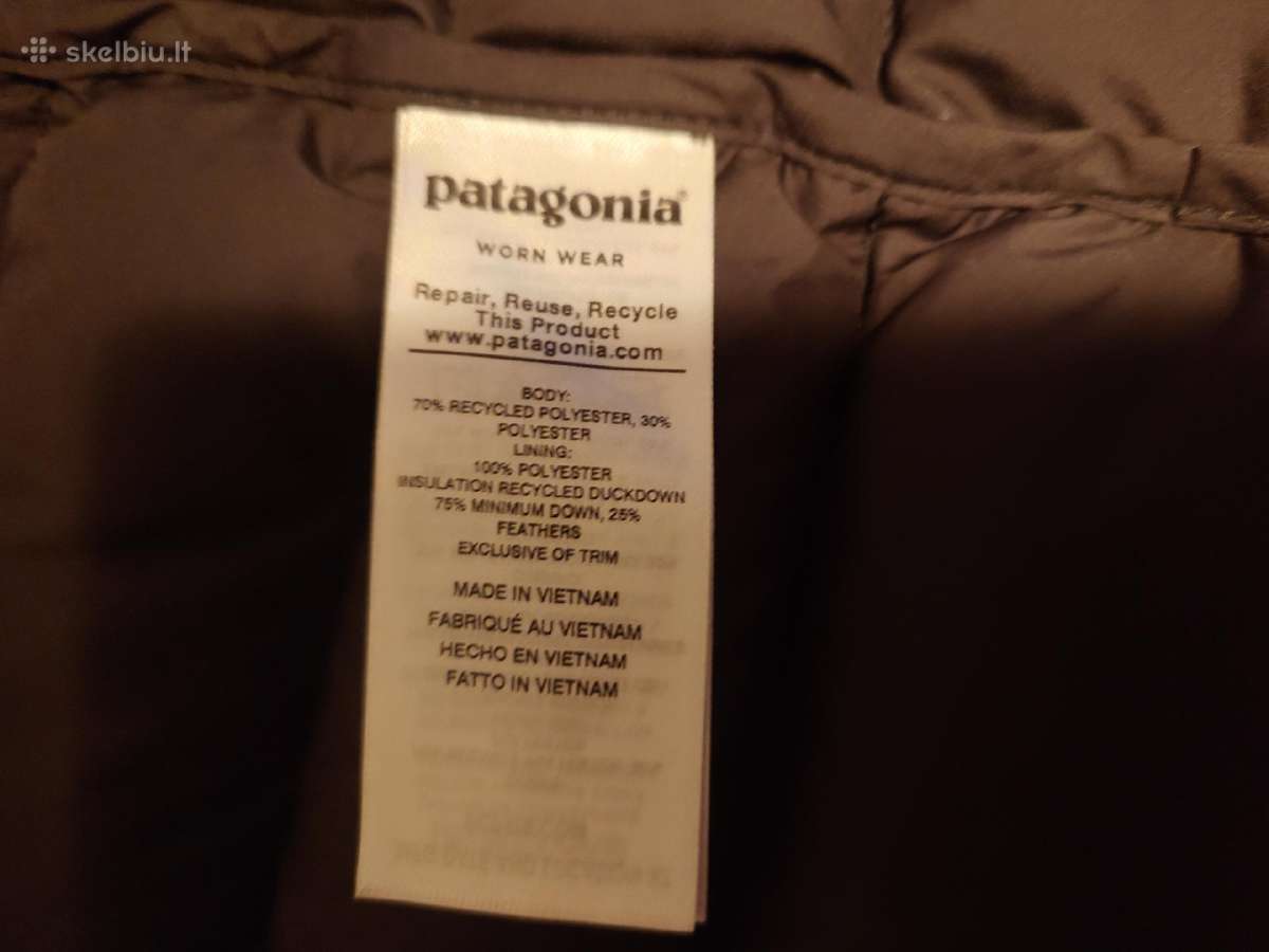Moteriška pūkinė striukė patagonia. - nuotraukos Nr. 3
