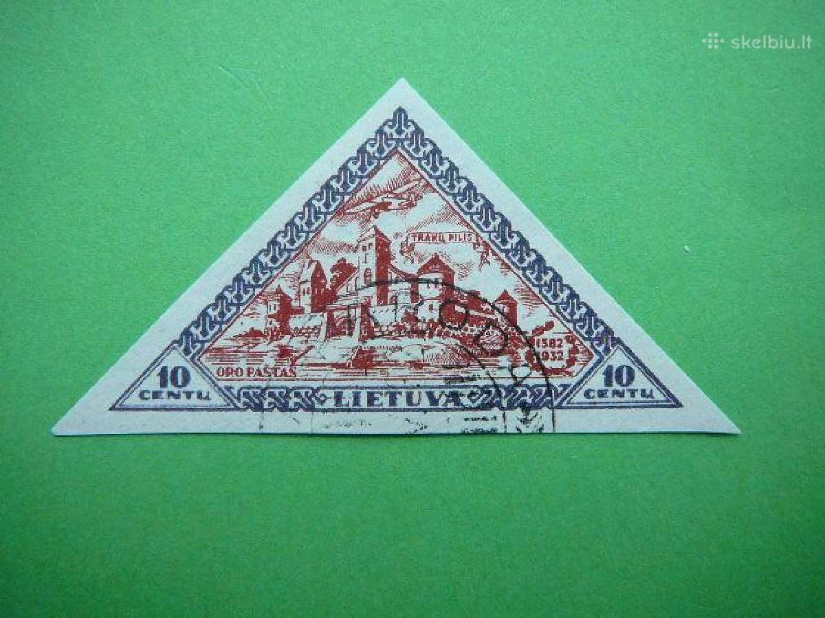 Lietuva 1933 Lektuvai Septyndieniai 10ct lit349ba