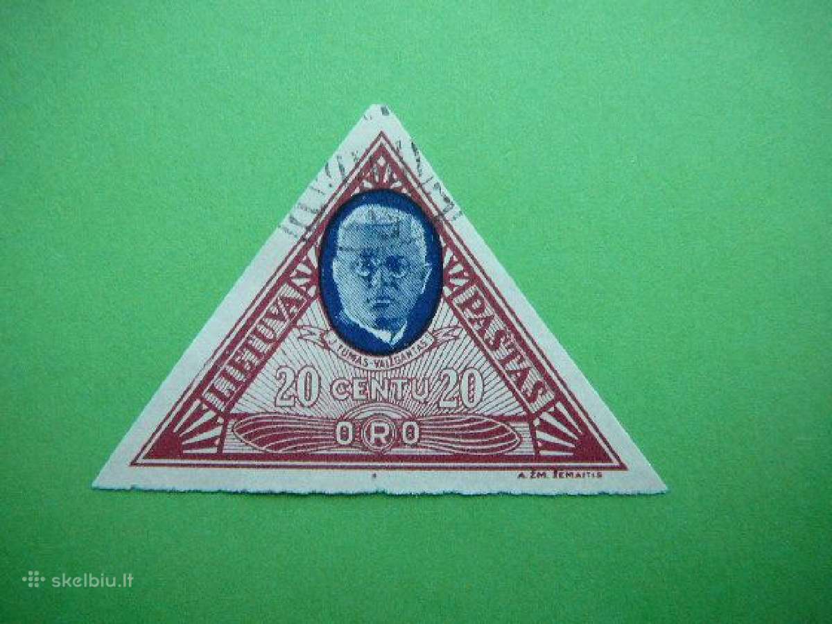 Lietuva 1933 J. T. Vaizgantas antsp. lit375ba