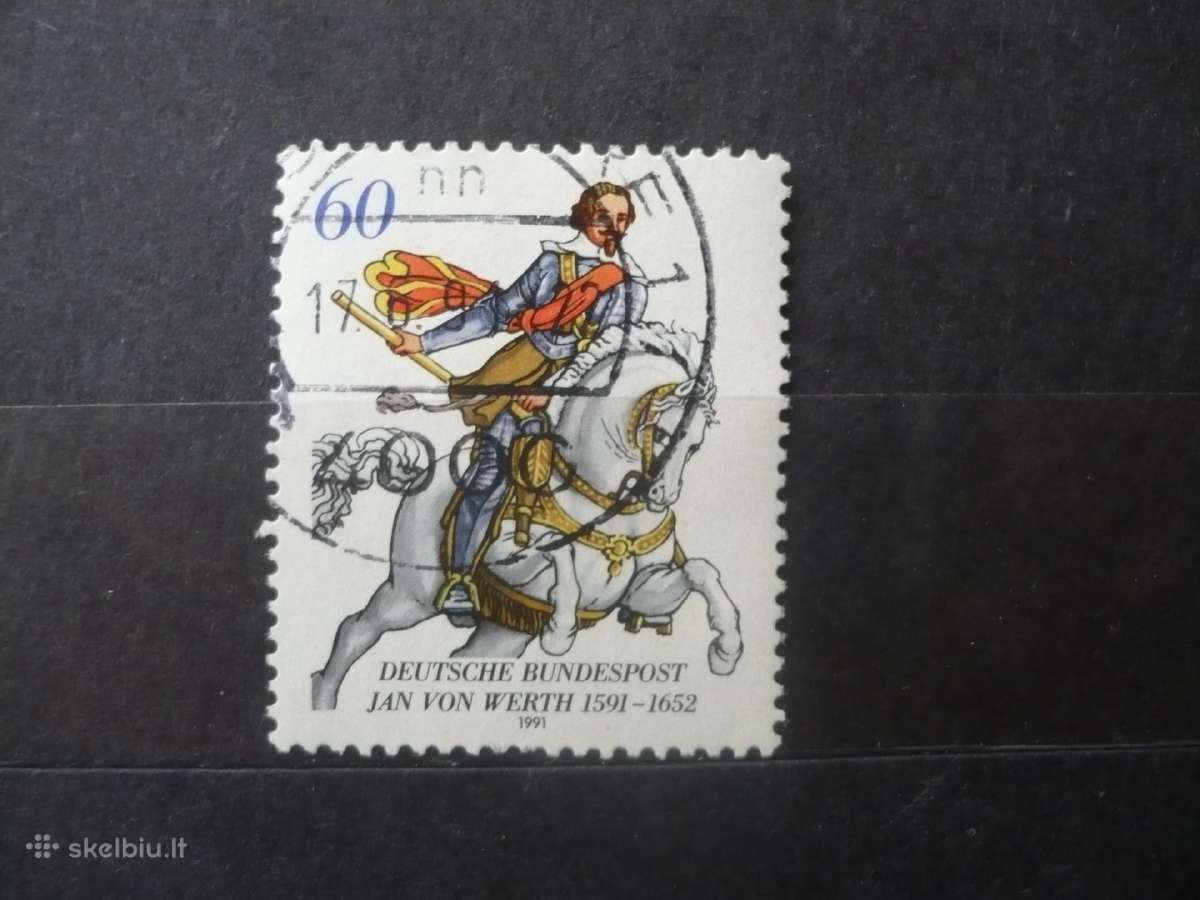 1991 m. 400-osios generolo Jano fon Wertho mirties